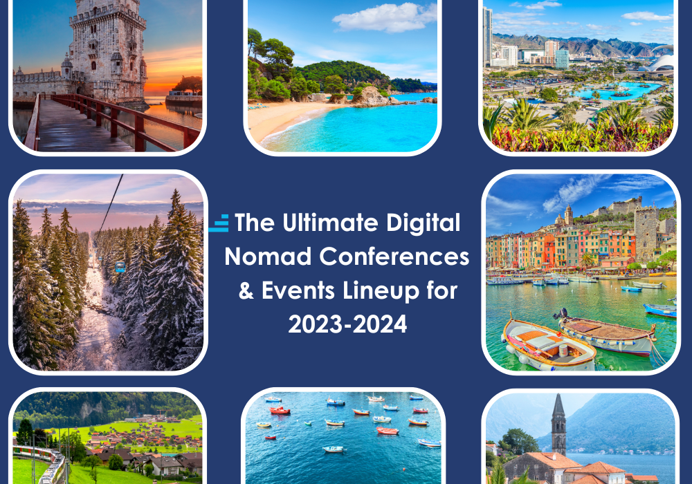Digital Nomads Conferences, Events and Workations Line-up 2023-2024