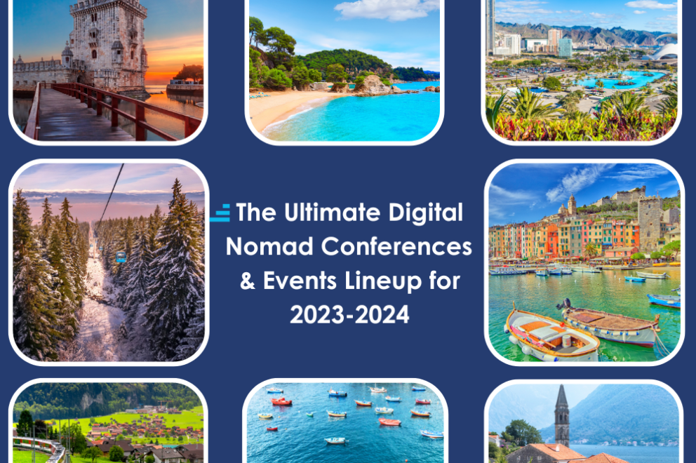 Digital Nomads Conferences, Events and Workations Line-up 2023-2024